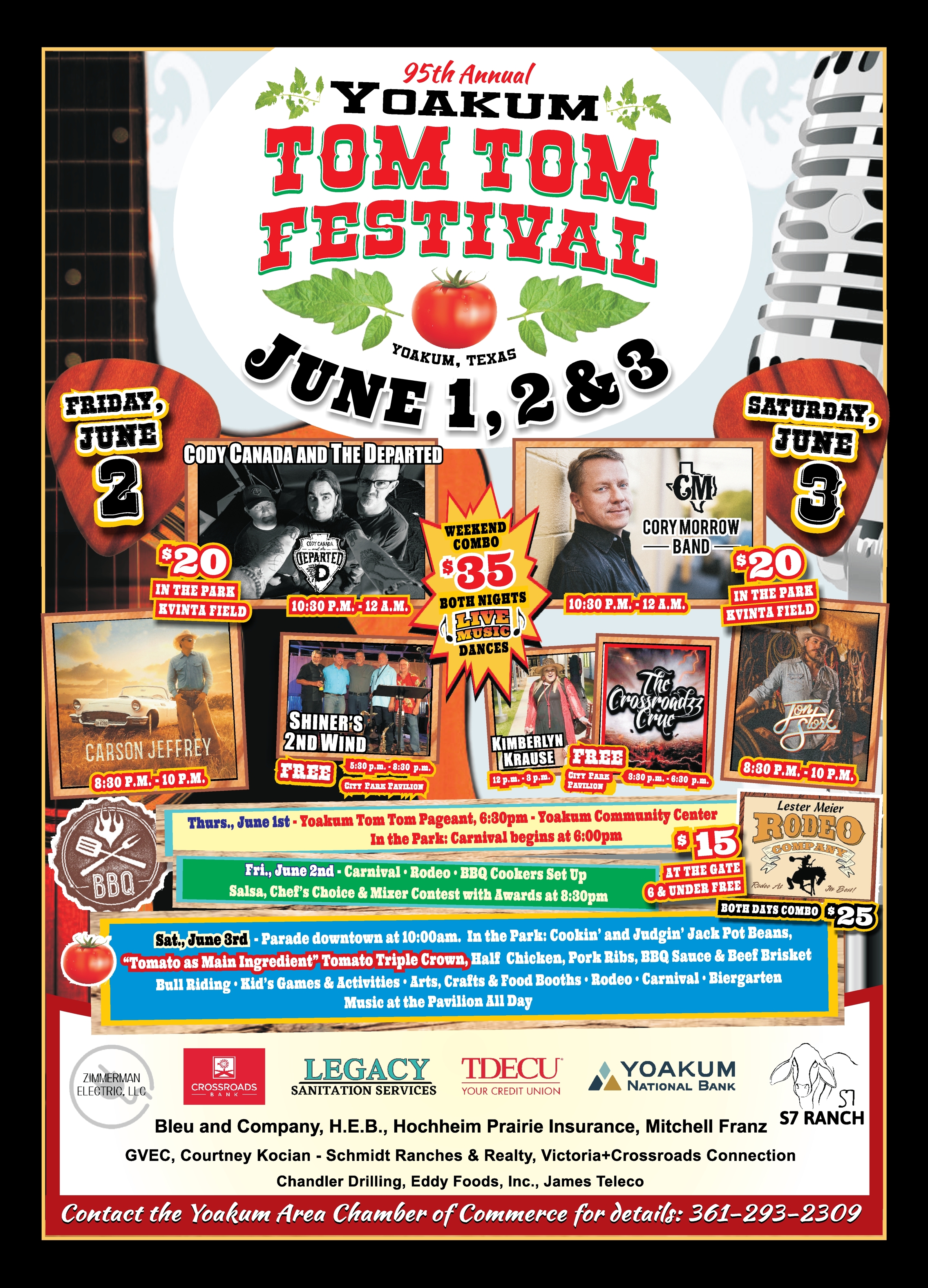 Tom Tom Festival Yoakum Area Chamber of Commerce Yoakum, Texas