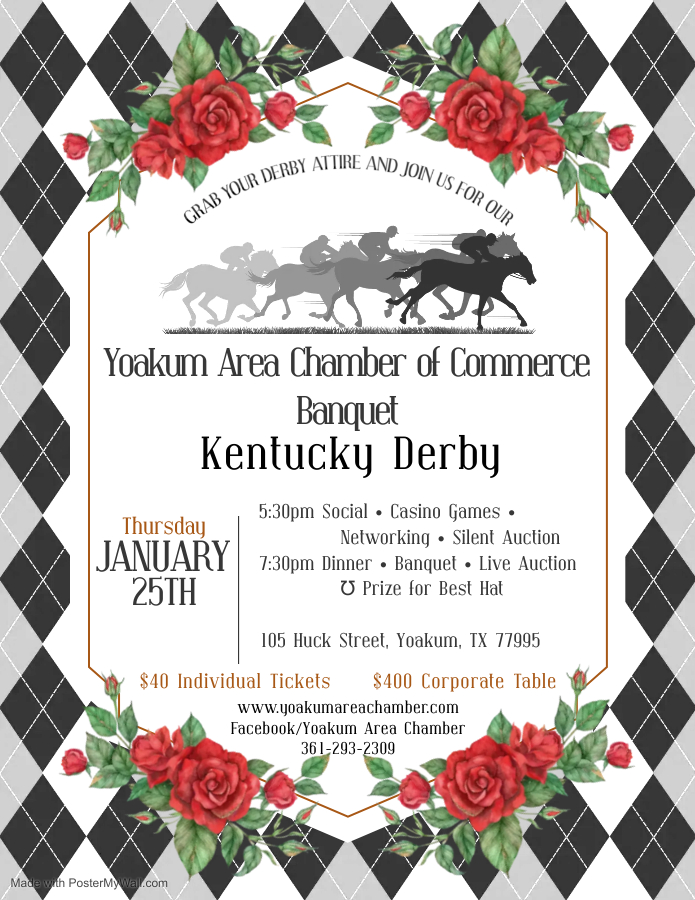 Chamber Banquet Yoakum Area Chamber of Commerce